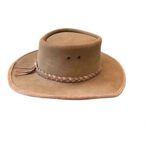Vintage BC Ben Conner Hats Suede Steer Hide